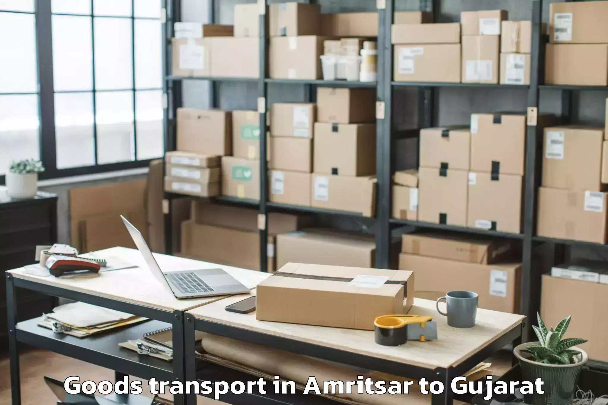 Affordable Amritsar to Jambusar Goods Transport